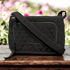 Vera Bradley Black Quilted Crossbody Bag